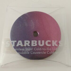 Starbucks Stainless Steel Cold-to-Go Lid purple Tumbler